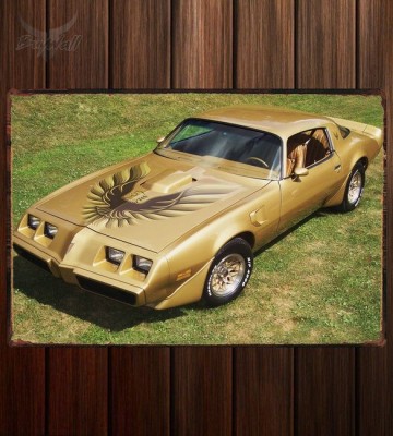 Металлическая табличка Pontiac Firebird Trans Am 551